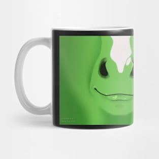 Green Stripe Horse Face Mug